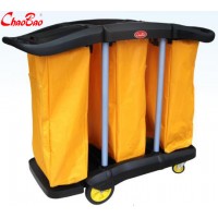 D-011-2D Room Service Cart Hotel Cleaning Cart with cover