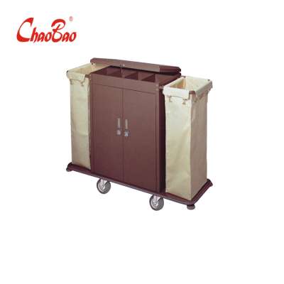 D-203  Room Service Cart Hotel Cleaning Cart with cover